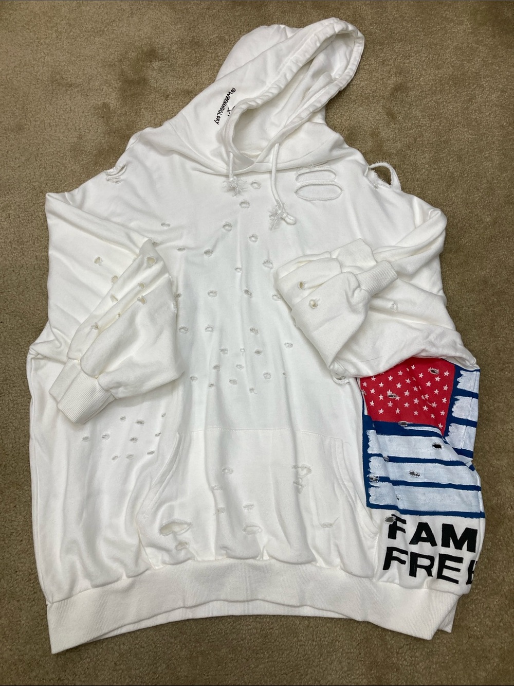 Wren + Glory Hand Painted Jeep Hoodie Limited Edition One Size